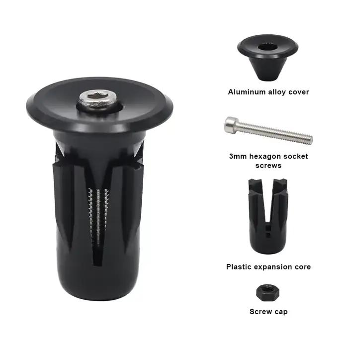 Embout de guidon de poignée de vélo, verrouillage en alliage d'aluminium, poignées de barre de poign