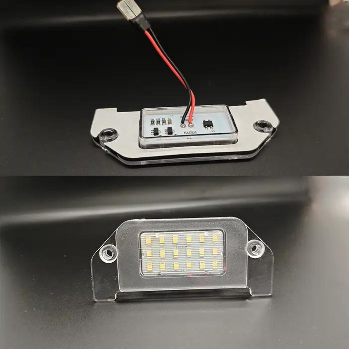 Ensemble d'éclairage de plaque d'immatriculation LED SMD blanc pur complet pour Sebring 07-10 avec fusible 300 300C et pièces LH RH pour modèles 05-14