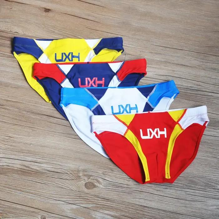 Slip de bain push-up sexy pour hommes - Maillot G-string surf été bikini solide doux
