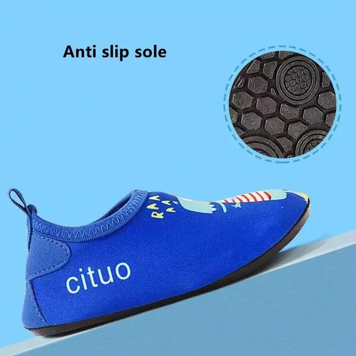 Chaussures d'eau pieds nus pour enfants, chaussures d'été légères pour enfants, pataugeoire, pêche e