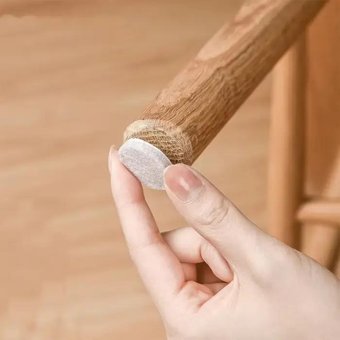 Table et chaise en feutre, protection des pieds, sous-sol, résistant à l'usure, réduction du bruit,