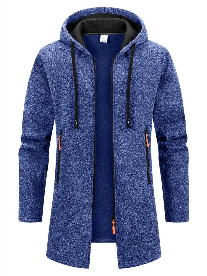 Sweat-shirt à manches longues pour homme, Streetwear, fermeture éclair, capuche, surdimensionné, cha
