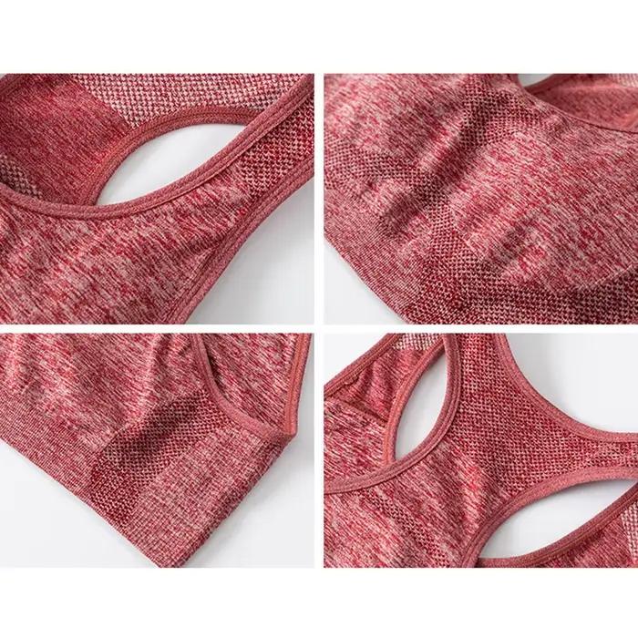 Soutien-gorge Push Up respirant pour femmes, sous-vêtements de sport, course à pied, yoga, fitness