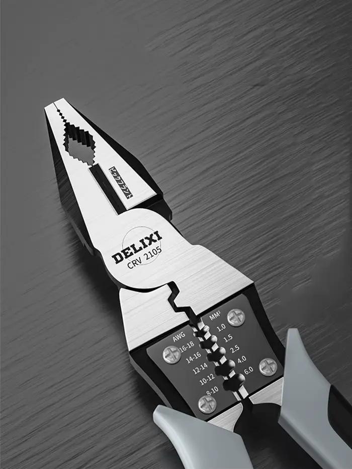 Pince diagonale universelle multifonctionnelle, pince à nez aiguille, outils manuels, outils de quin