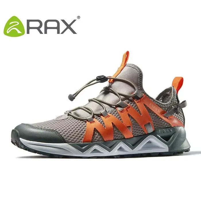 Rax-Chaussures de pêche respirantes à séchage rapide pour hommes et femmes, chaussures d'eau anti-al
