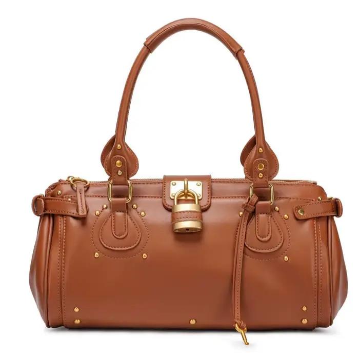 Sac à langer vintage de luxe à la mode, design unique pour femmes, grande capacité, sac à bandoulièr