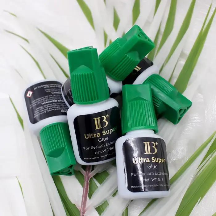 50 bouteilles IBeauty Ultra Super colle pour Extensions de cils 5ml IB capuchon vert faux cils adhés