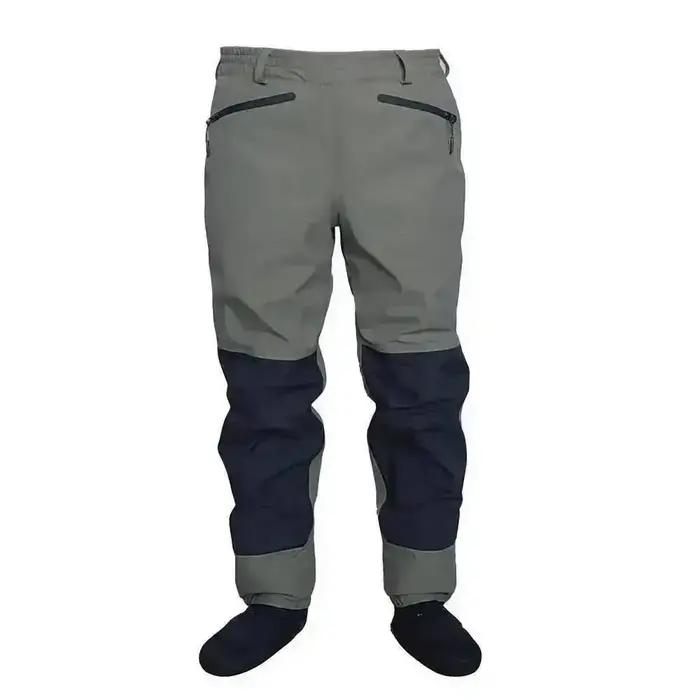 Pantalon Wader Trilaminaire Imperméable Respirant pour Pêche à la Mouche et Chasse au Canard Occasions Extérieures