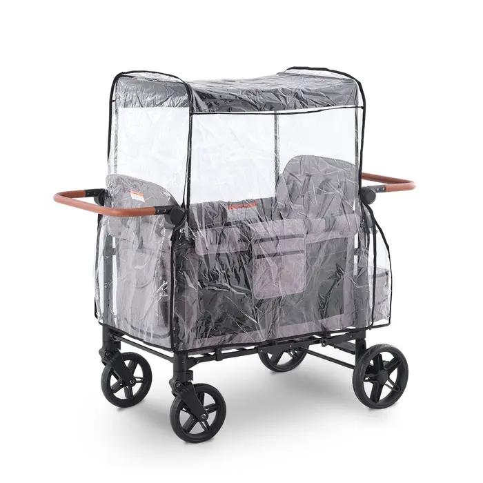 Juste de Pluie pour Poussette W4, Façade Légère Originale, Compatible avec WONDERFOLD W4, Protection