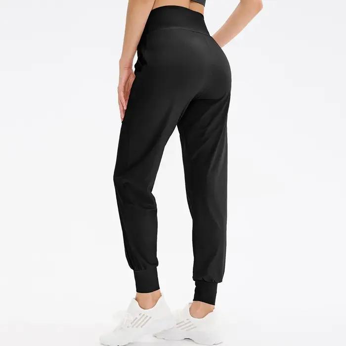 Pantalon de jogging ample pour femme, séchage rapide, avec poches, idéal pour le yoga, la course et