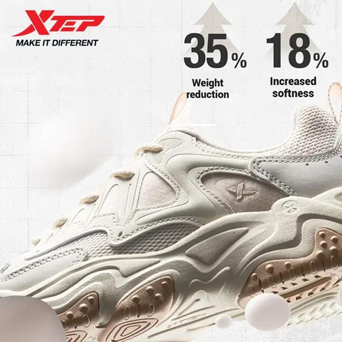 Xtep-Chaussures Décontractées en Maille Respirante pour Homme, Baskets de dehors ChimRetro, Semelle