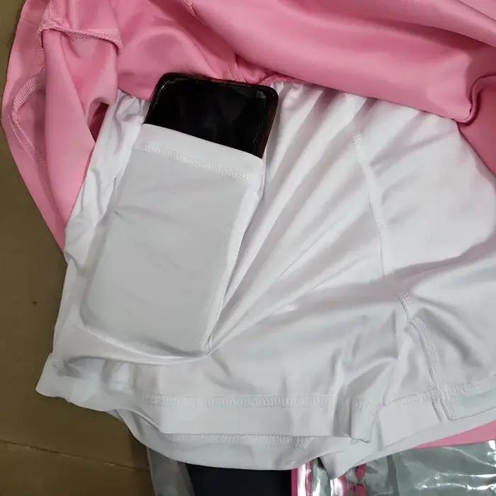 Jupe de sport pour femmes, séchage rapide, Tennis, Yoga, Badminton, Golf, taille courte, confortable