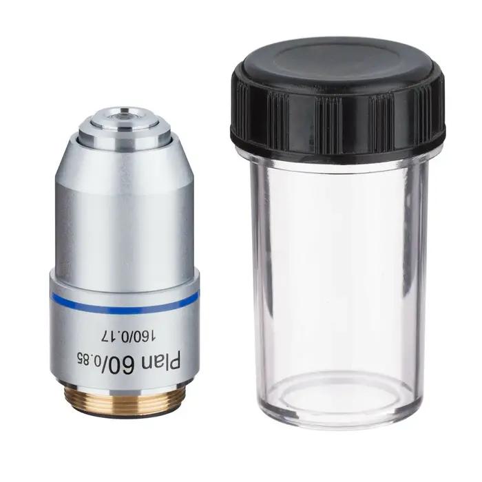 Objectif de Microscope PLAN DIN 4X 10X 20X 40X 60X 100X, filetage RMS