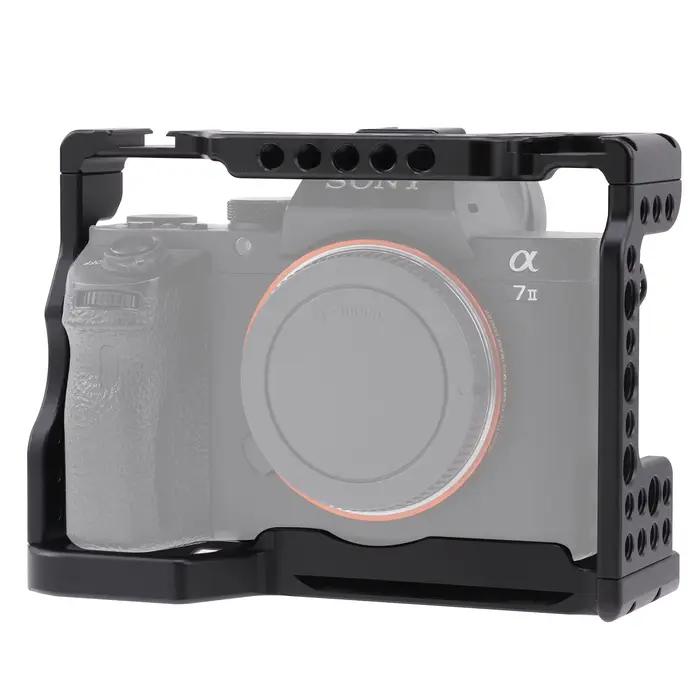 Appareil photo avec support de sabot froid pour lumière LED, alliage d'aluminium, appareils photo po