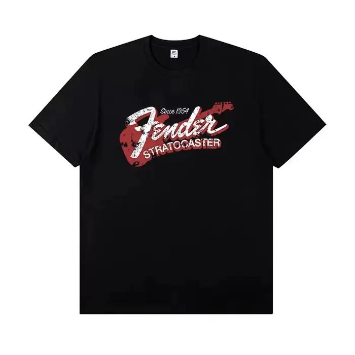2025 Fender Jimi Hendrix Fender guitare électrique périphérique T-shirt à manches courtes groupe de