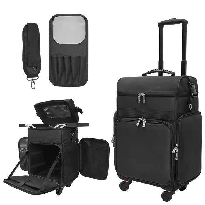 Pro Beauty Organizer Trolley Case-maquillage/coiffeur/barbier boîte à outils multifonctionnelle avec