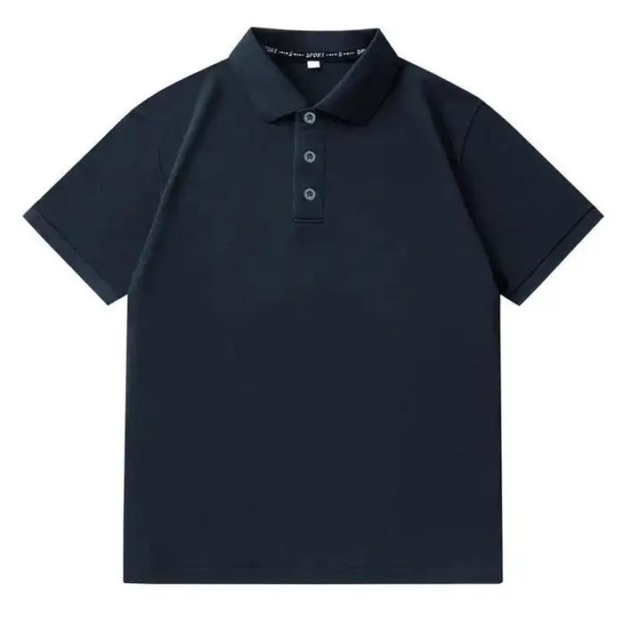 Hommes grande taille Polo surdimensionné 6XL 7XL été à manches courtes t-shirts noir ample homme che