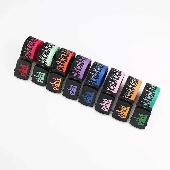 Ceinture de flamme de Style Punk – Décoration de personnalité Hip-hop Street Bad Boy tendance, Durab