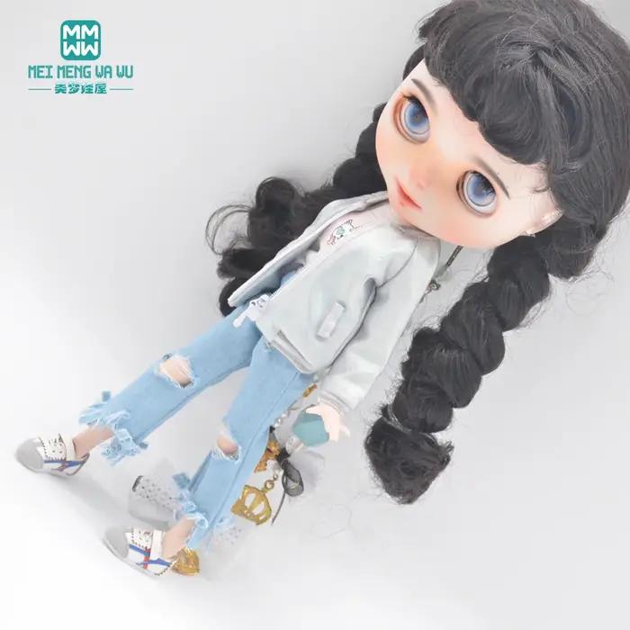 Vêtements de poupée Blyth 28-30cm, jouets, accessoires de poupée Azone, vestes, jeans, chaussures à