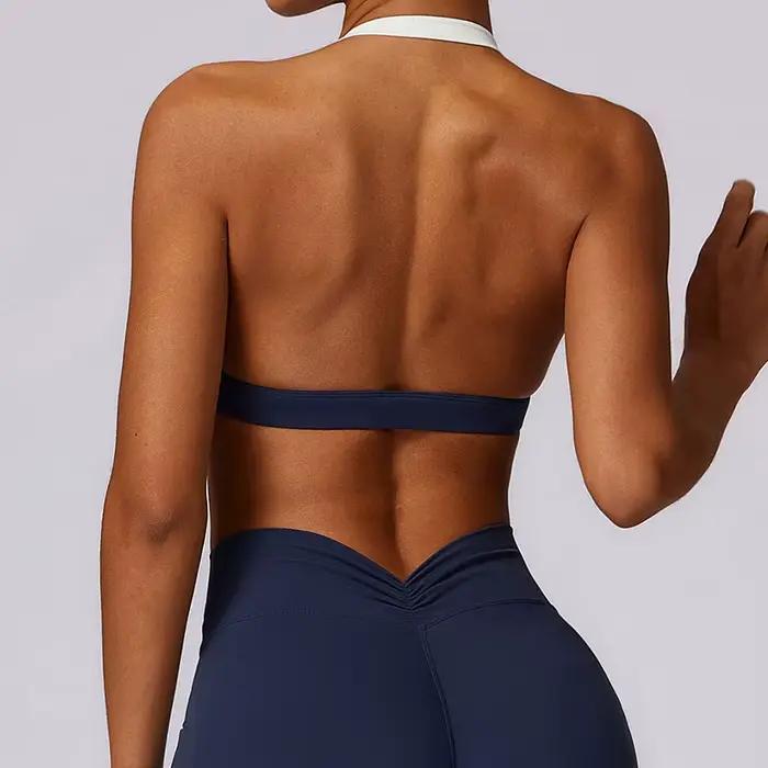 Soutien-gorge de sport anti-transpiration pour femmes, sous-vêtements de gymnastique, respirant, sex
