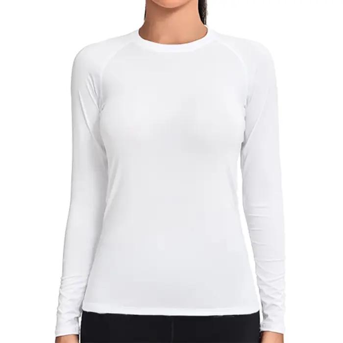 Chemise de Compression à imprimé graphique pour femmes, T-Shirts à séchage rapide, pour gymnastique,