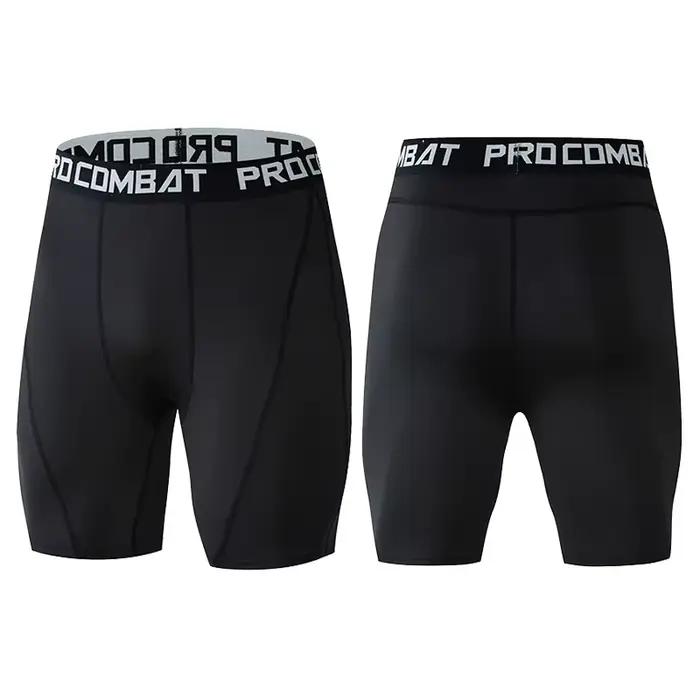 Hommes musculation Shorts Fitness entraînement entrejambe culotte de gymnastique mâle Muscle vivant