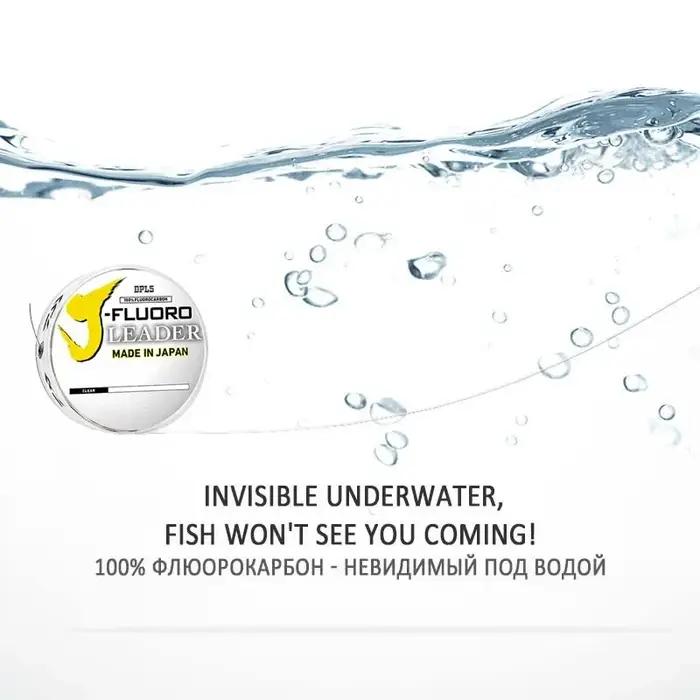 Ligne de pêche Leader en fluorocarbone DAIWAJ-FLUORO-longueur: 50M et 100M, taille: ligne Leader en