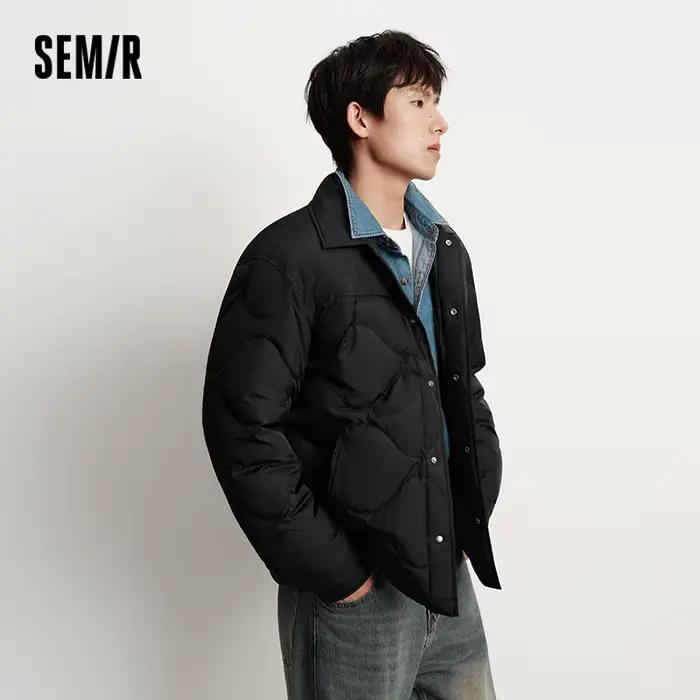 Semir doudoune hommes hiver 80% vers le bas remplissage trois résistant chemise-Style doublure 2025
