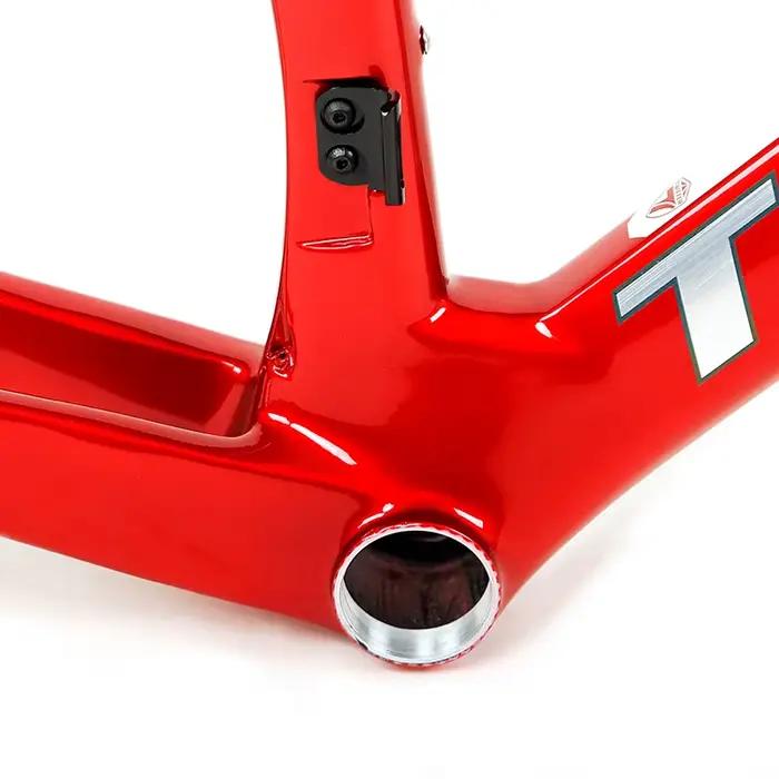 Cadre de vélo de course en carbone ultraléger fourche Twitter R5 axe traversant frein à disque route de course pour coureurs compétitifs et amateurs
