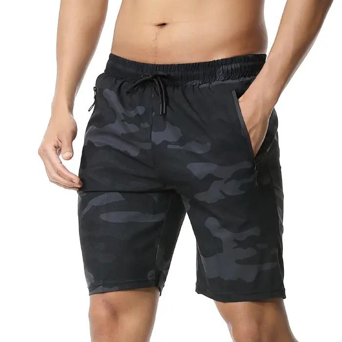 Short sport homme camouflage séchage rapide - Ample marathon fitness entraînement décontracté 2021