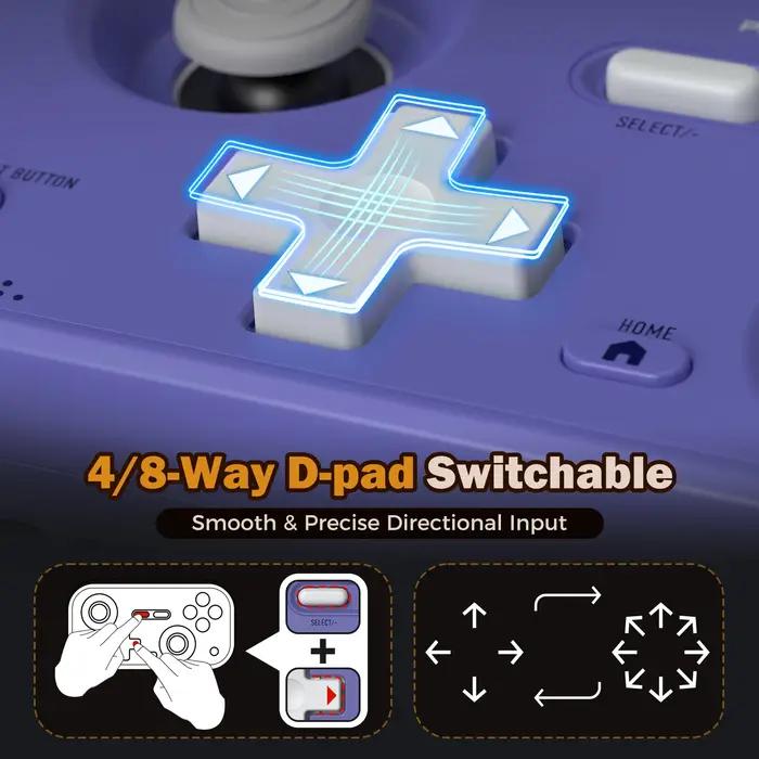 Pour contrôleur de jeu rétro IINE Pocket, bâton encastré 1000Hz, manettes à effet Hall, Mini manette