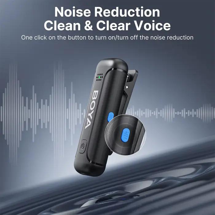 BOYA BY-WM3T2 – Microphone à revers Lavalier professionnel, sans fil, Portable, enregistrement Audio
