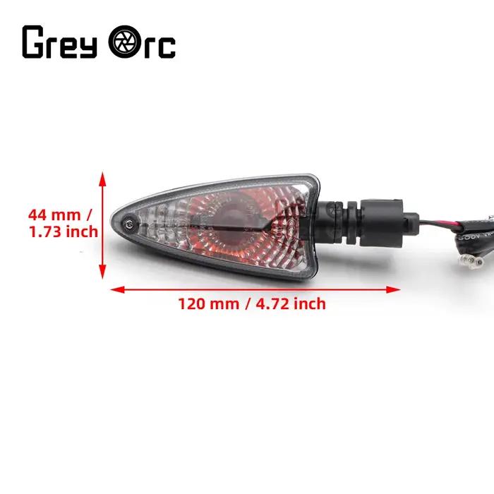 Clignotant avant et arrière de moto, 2 pièces, pour Triumph Daytona 675 675R Tiger 800 800XC 1050