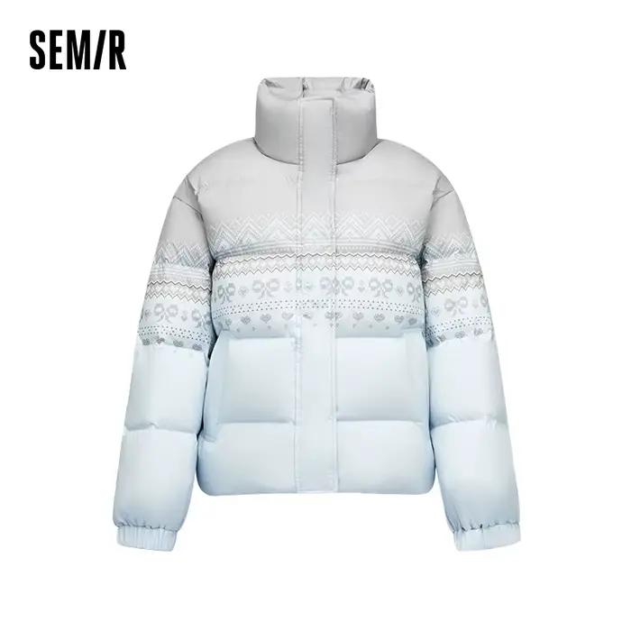 Semir doudoune femmes hiver imperméable à l'huile anti-taches 80% vers le bas en vrac 2025 nouveau d