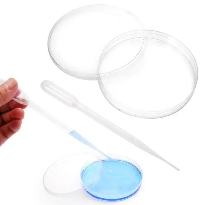 Boîtes de pétri en plastique 35-90mm, plat de Culture cellulaire résistant aux hautes températures a