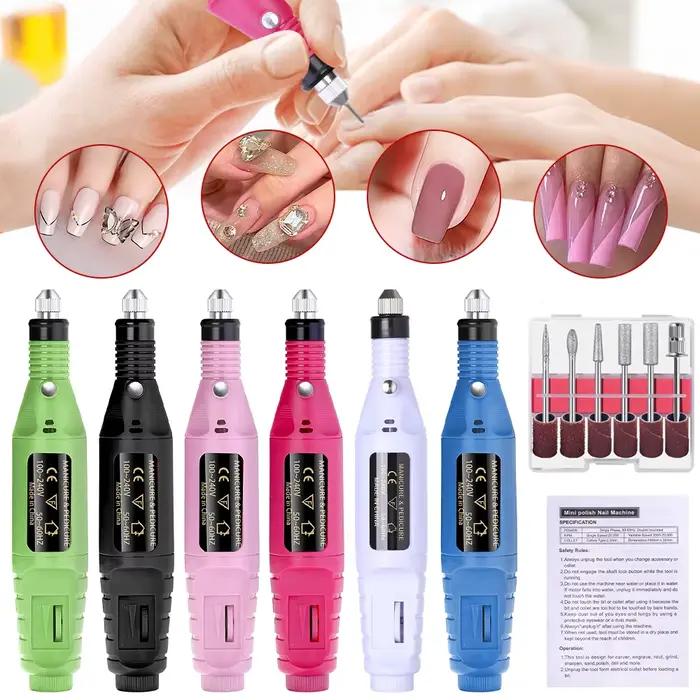 LULAA forte fonction perceuse à ongles ensemble ponceuse à ongles électrique Gel dissolvant de verni