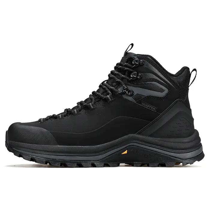 Chaussures randonnée homme cuir véritable HUMTTO - Baskets sécurité trekking extérieur sport hiver respirantes