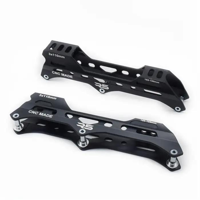 Châssis de patins de vitesse en ligne R5, 3x100, 3x110mm, course de vitesse déséquilibrée, Base de p