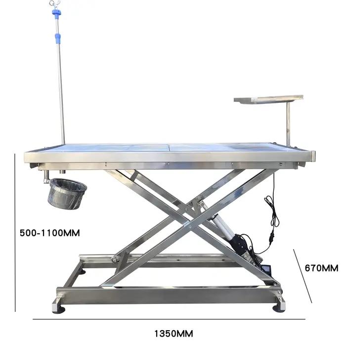 Table de chirurgie électrique vétérinaire, Table de marié chirurgicale, équipement médical d'examen,