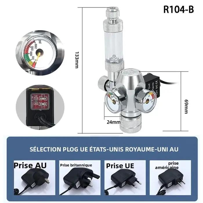 Nouveau régulateur de CO2 d'aquarium à monter soi-même