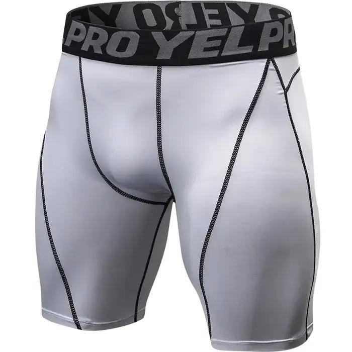 Short de Compression pour hommes, Fitness, course à pied, entraînement, Sport, serré, respirant, séc