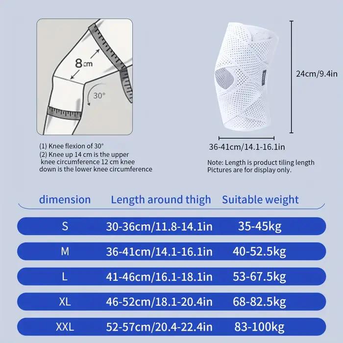 Genouillères de sport à sangle élastique pour homme et femme pour le fitness le basketball et autres activités sportives en plein air