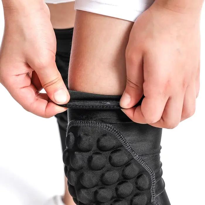 Genouillères/coudières de sport à Compression en nid d'abeille pour enfants/jeunes de 5 à 15 ans, éq