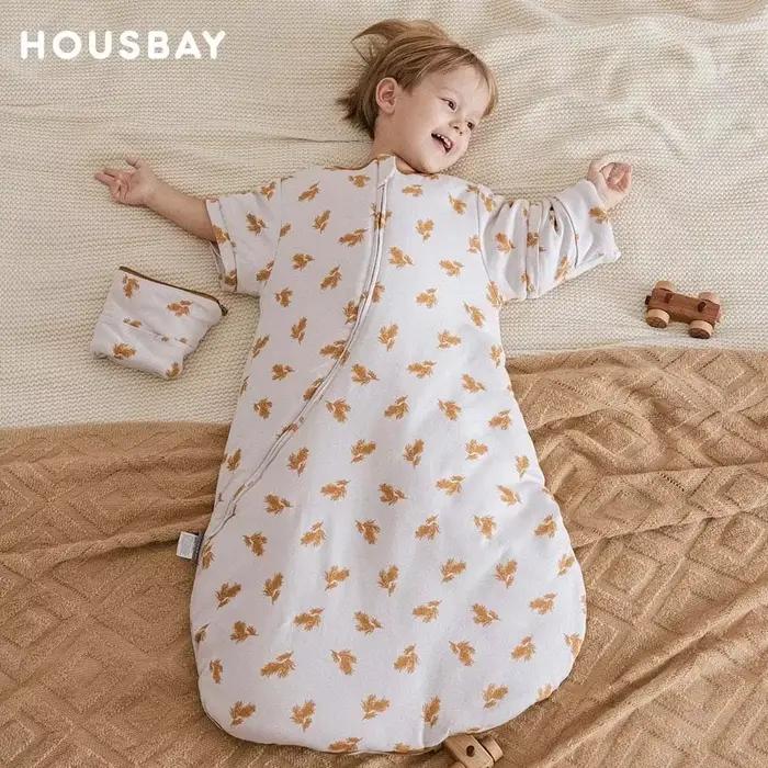 Sac de couchage pour bébés de 0 à 24 mois, plus épais, manches amovibles, Anti-coup de pied, prévent