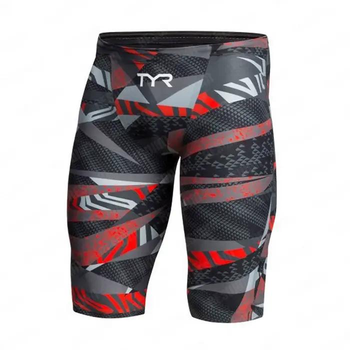 Maillot de bain pour hommes, brouilleur de natation, pratique athlétique, longueur aux genoux, short