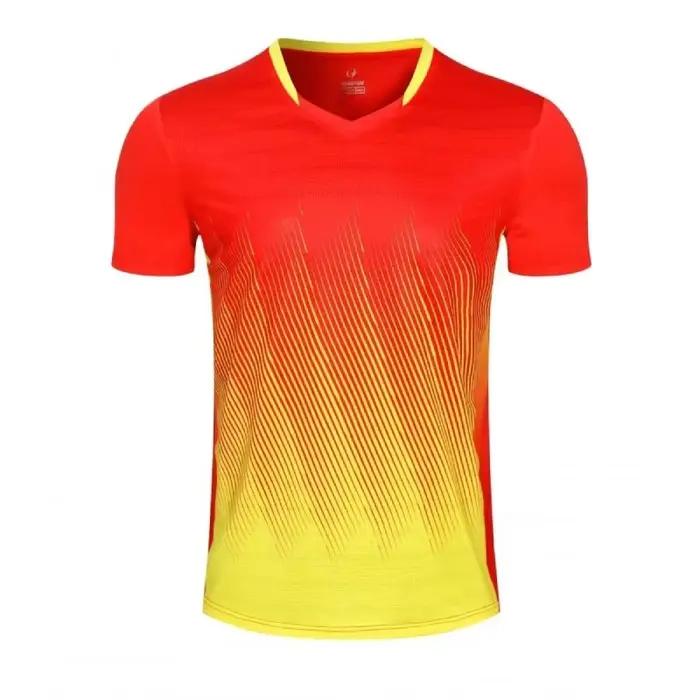 T-shirt de Tennis de Table unisexe, tout nouveau maillot de Tennis à manches courtes, Badminton, Pin