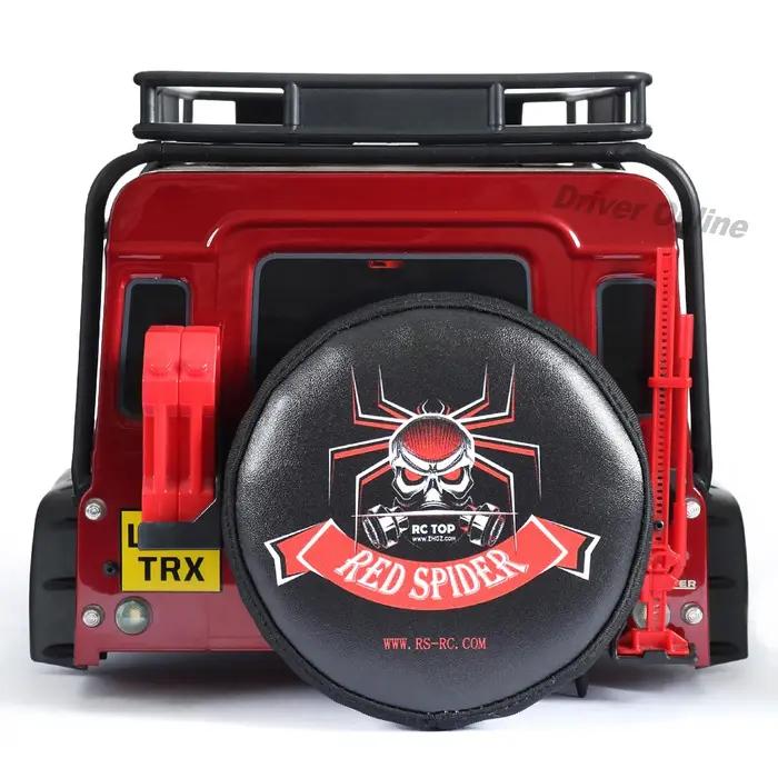 Couverture de rechange en cuir PU pour inoler RC, échelle 1/10, 110-120mm, roues de 1.9 pouces, Axia