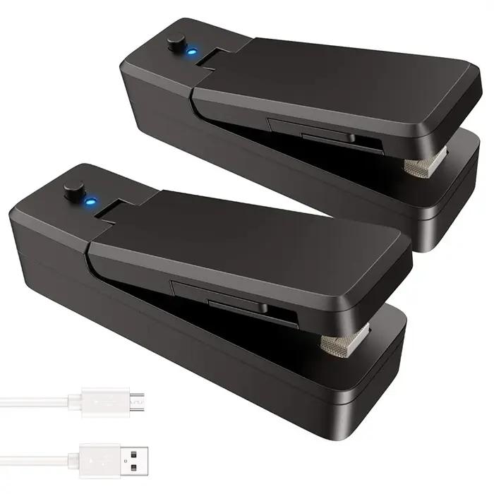 Mini scelleuse de sacs 2 en 1, thermoscelleuse et coupe sous vide pour sacs portables rechargeables