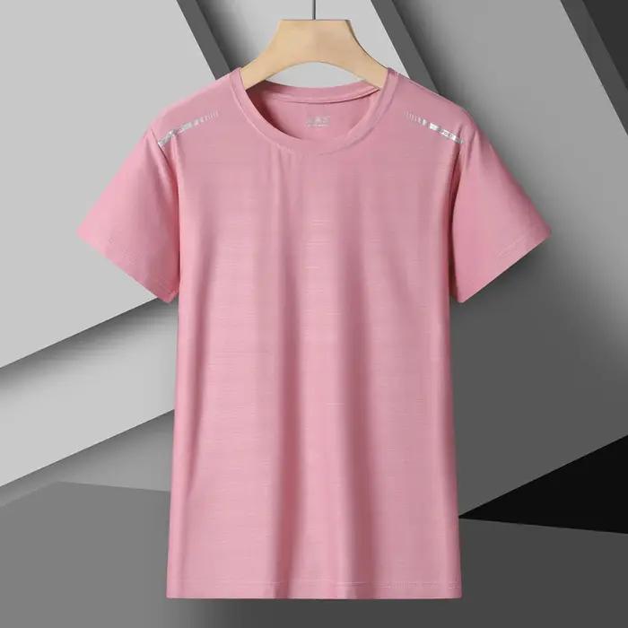 Femmes course T-Shirt réfléchissant haute élastique respirant course sport T-Shirt été séchage rapid