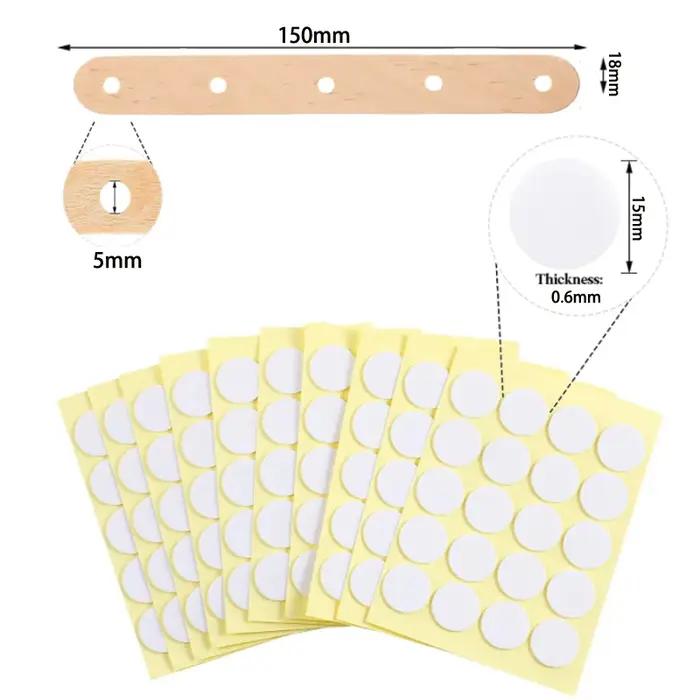 Mèches de bougie sans fumée, 100 pièces, 2.5-20cm, mèches à noyau de coton pré-ciré avec onglets de